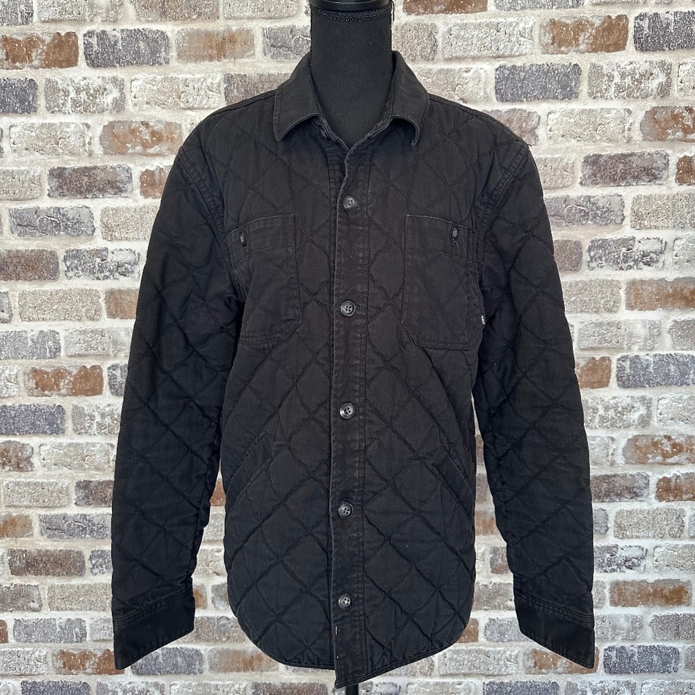 Men's vintage Black Button Down Jacket